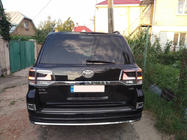 Toyota Land Cruiser 200 2007-2021 рр. Задні ліхтарі 2016+ (Executive Black) фото 7