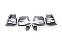 Toyota Land Cruiser 200 2007-2021 рр. Задні ліхтарі 2016+ (Executive Black) фото 9
