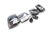 Toyota Land Cruiser 200 2007-2021 рр. Задні ліхтарі 2016+ (Executive Black) фото 3