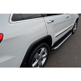 Бокові пороги Fullmond (2 шт, алюм.) Kia Sportage 2010-2015 рр. фото 1