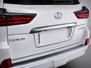 Lexus LX570/450d 2008-2022 рр. Вставка на задній бампер з хромом (2016+) фото 2