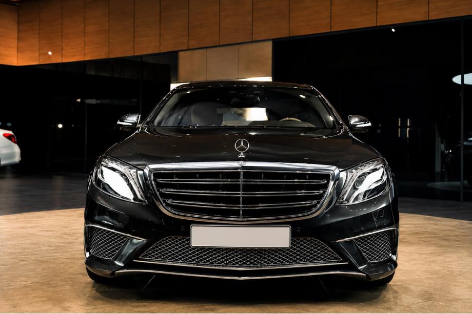 Mercedes S-class W222 2013-2022 рр. Решітка радіатора AMG З NightVision Фото 2