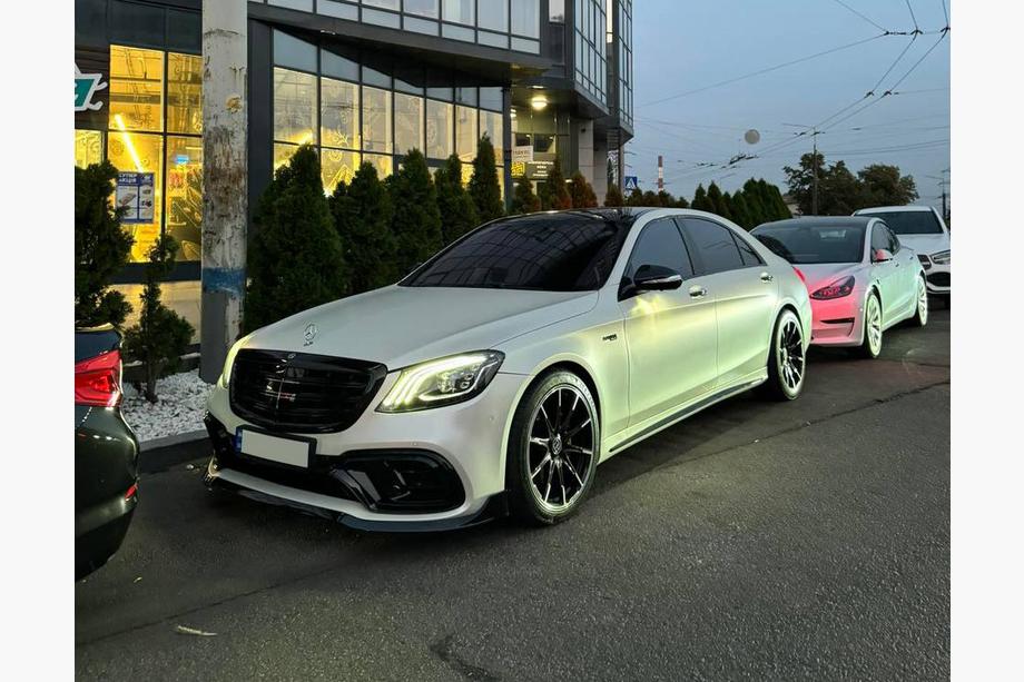 Mercedes S-class W222 2013-2022 рр. Рестайлінг передні фари з блоками (OEM) Фото 11