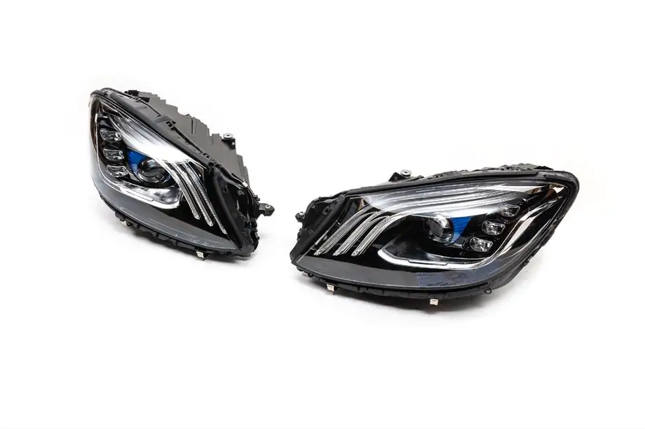 Mercedes S-class W222 2013-2022 рр. Рестайлінг передні фари з блоками (OEM)