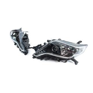 Передня оптика LED (2013-2017, 2 шт) Toyota Land Cruiser Prado 150 2009-2023 рр. фото 4