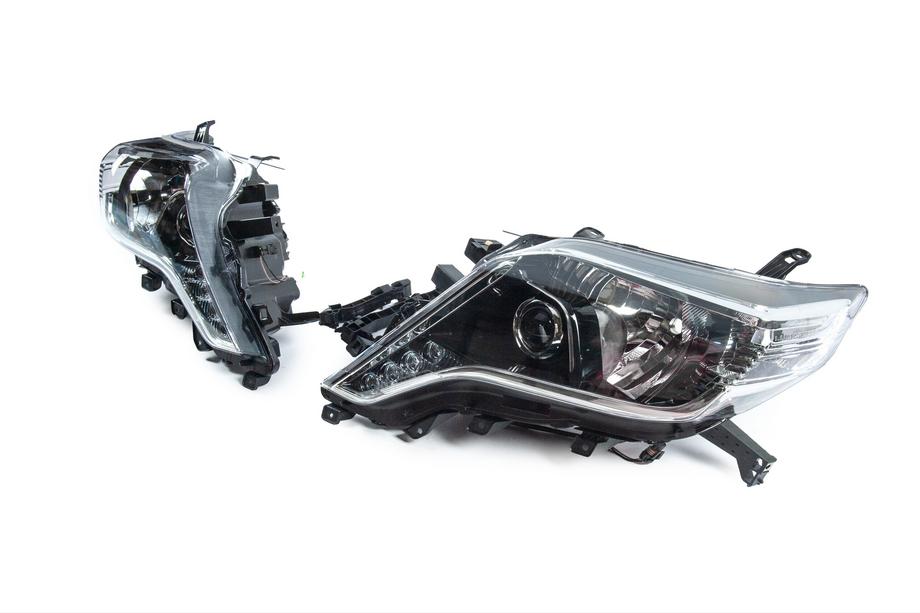 Toyota Land Cruiser Prado 150 2009-2023 рр. Передня оптика LED (2013-2017, 2 шт) Фото 4
