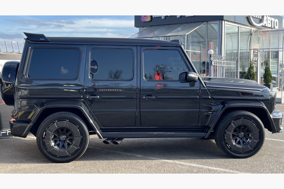 Mercedes G class W463 1990-2018 рр. Чорні молдинги в зібраному вигляді (дизайн 2019 р.) Фото 2