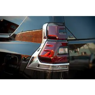 Накладки на стопи V1 (2 шт., 2018+) Toyota Land Cruiser Prado 150 2009-2023 рр. фото 1