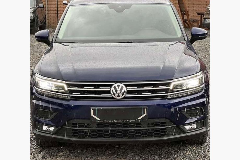 Volkswagen Tiguan 2016-2023 рр. Накладки на решітку 2016-2020 (2 шт., нерж) Image