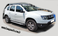 Renault Duster 2008-2017 рр. Бокові пороги Allmond Grey (2 шт., алюміній) фото 5