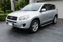 Toyota Rav 4 2006-2013 рр. Бокові пороги Fullmond (2 шт, алюм) фото 1