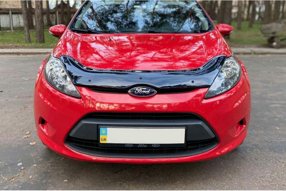 Ford Fiesta 2008-2017 рр. Дефлектор капота 2008-2013 (EuroCap) Image