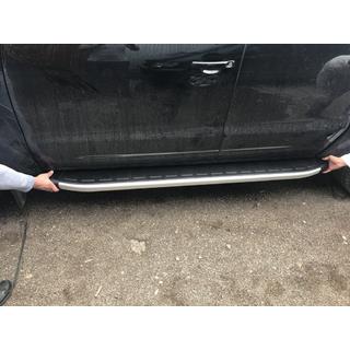 Бокові пороги Fullmond Grey (2 шт, алюм) фото 2