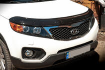 Kia Sorento II XM 2009-2014 рр. Дефлектор капота 2009-2012 (EuroCap) фото 3