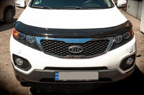 Kia Sorento II XM 2009-2014 рр. Дефлектор капота 2009-2012 (EuroCap) фото 1