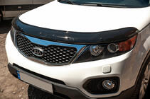 Kia Sorento II XM 2009-2014 рр. Дефлектор капота 2009-2012 (EuroCap) фото 4