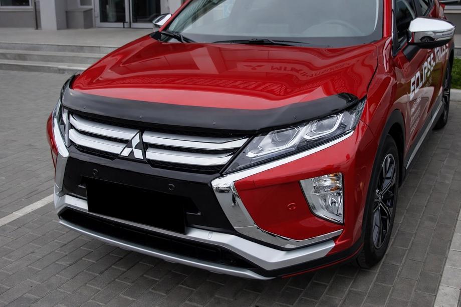 Mitsubishi Eclipse Cross 2017- рр. Дефлектор капота (EuroCap) Image