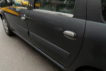 Dacia Logan MCV 2004-2014 рр. Зовнішня окантовка стекол (4 шт, нерж.) фото 5
