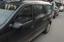 Dacia Logan MCV 2004-2014 рр. Зовнішня окантовка стекол (4 шт, нерж.) фото 3
