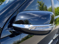 Lexus LX570/450d 2008-2022 рр. Смужки на дзеркала 2012-2021 (2 шт, хром) фото 1