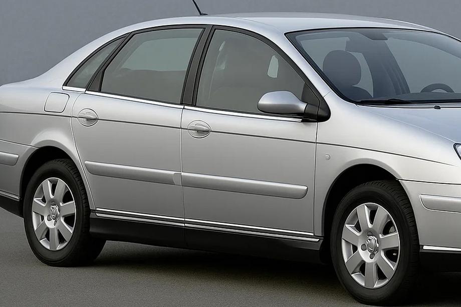 Citroen C-5 2001-2008 рр. Нижня окантовка вікон (нерж.) Image