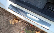 Накладки на пороги Carmos V1 (4 шт, нерж) фото 1