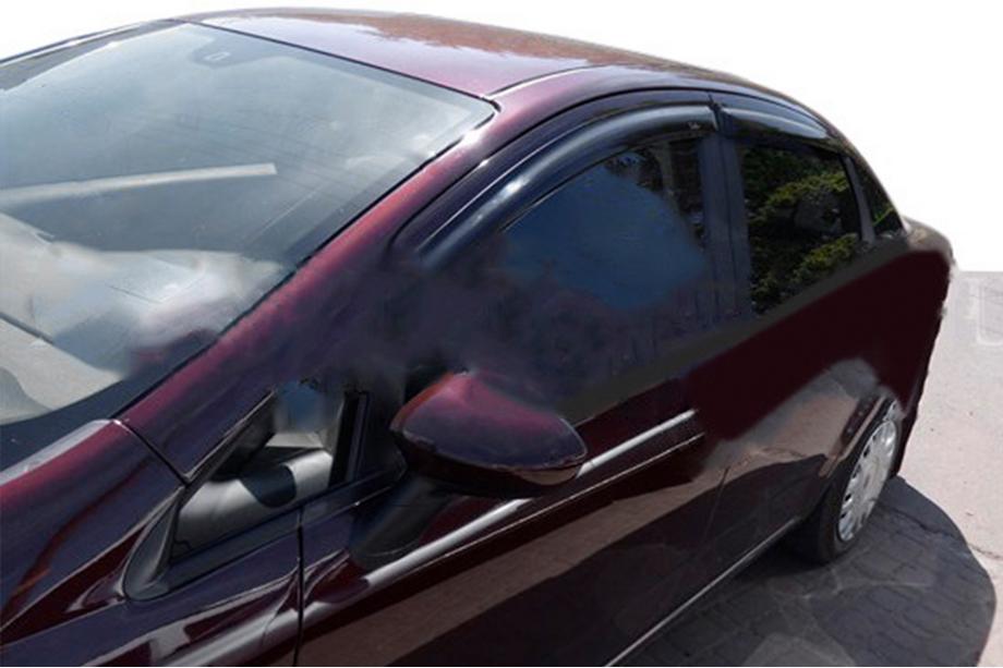 Fiat Linea 2006-2018 рр. Вітровики (4 шт, HIC) Image