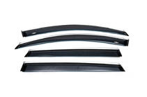 Вітровики з хром молдингом (4 шт, HIC) фото 1