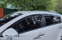 Kia Sportage 2010-2015 рр. Вітровики (4 шт, HIC) фото 1