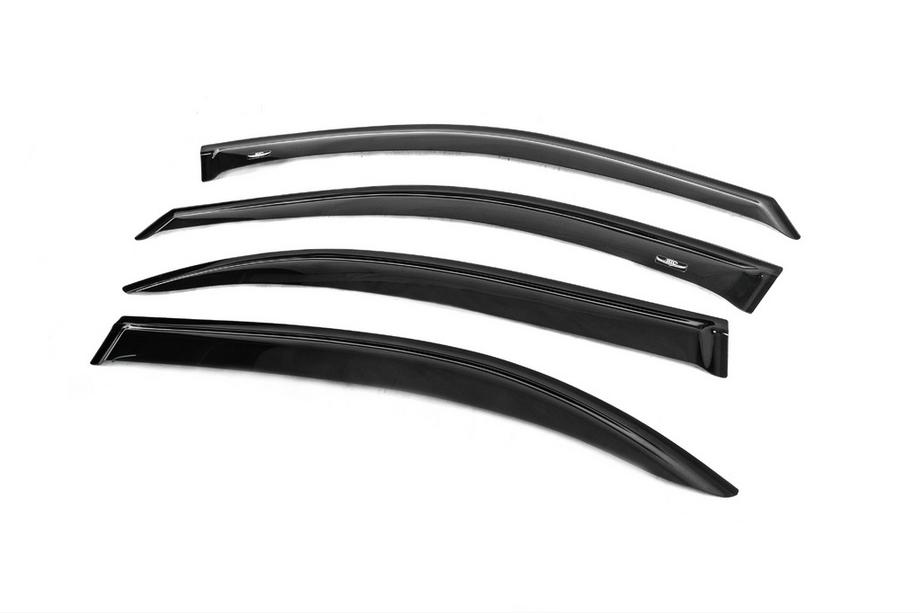 Mercedes S-class W220 1998-2005 рр. Вітровики Long (4 шт, HIC) Фото 2