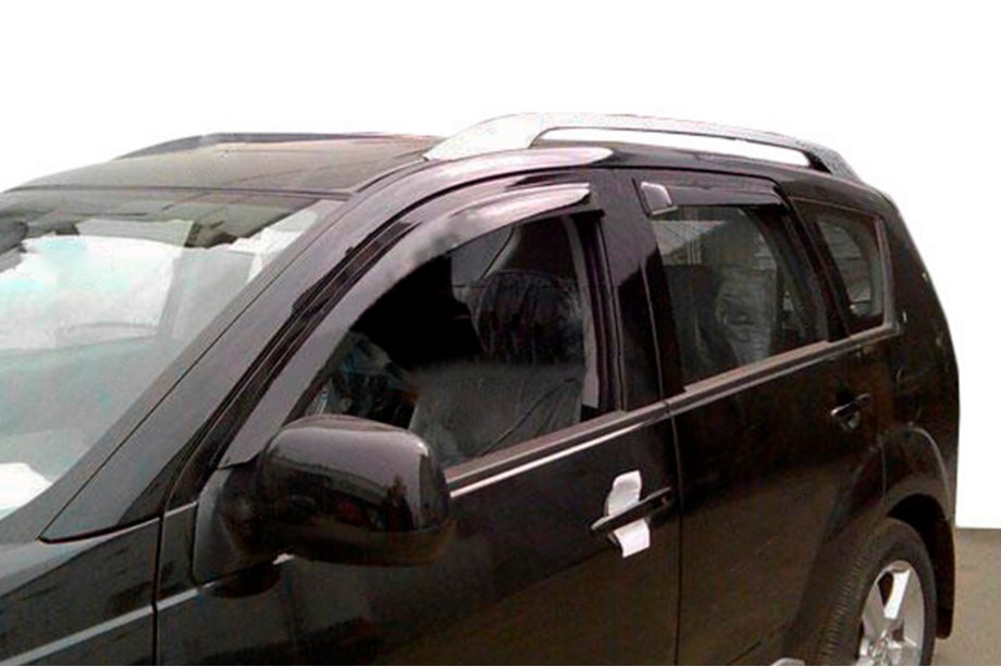 Mitsubishi Outlander 2006-2012 рр. Вітровики (4 шт, HIC) Фото 5