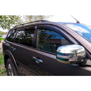 Вітровики (4 шт, HIC) Mitsubishi Pajero Sport 2008-2015 рр. фото 1