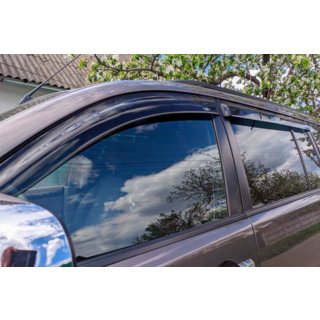 Вітровики (4 шт, HIC) Mitsubishi Pajero Sport 2008-2015 рр. фото 2
