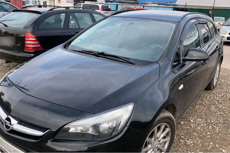 Opel Astra J 2009-2015 рр. Вітровики HB (4 шт, HIC) Фото 8