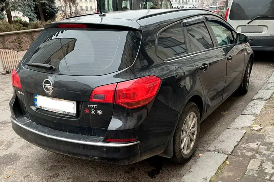 Opel Astra J 2009-2015 рр. Вітровики WG (4 шт, HIC) Фото 4