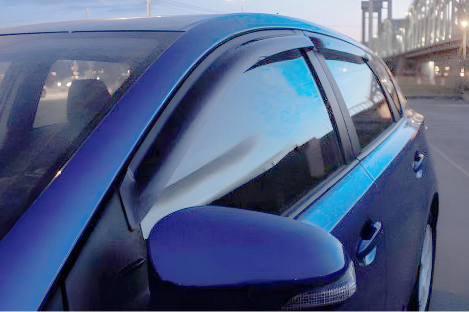 Toyota Auris 2012-2018 рр. Вітровики (4 шт, HIC) Фото 1