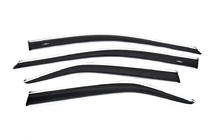 Toyota Camry 2011-2018 рр. Вітровики з хром молдингом (2011-2018 EU / 2011-2014 USA, 4 шт, HIC) фото 2