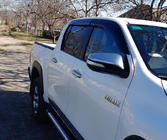 Toyota Hilux 2015- рр. Вітровики (4 шт, HIC) фото 1