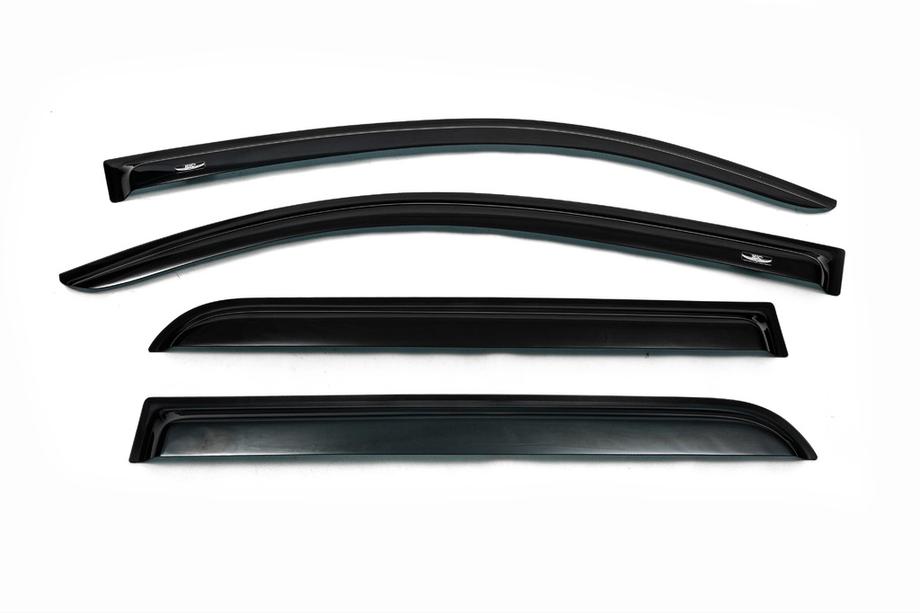 Toyota Tundra 2007-2021 рр. Вітровики (4 шт, HIC) Фото 3