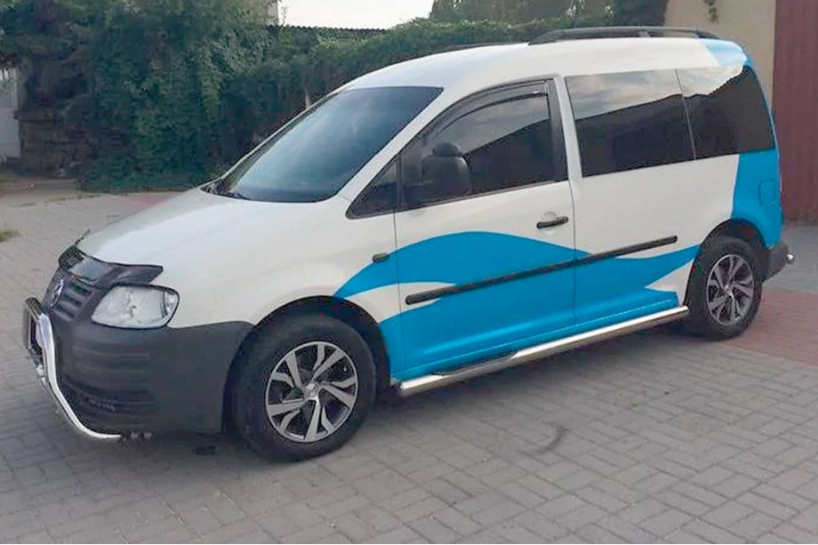 Volkswagen Caddy 2004-2010 рр. Вітровики (2 шт, HIC) Фото 11