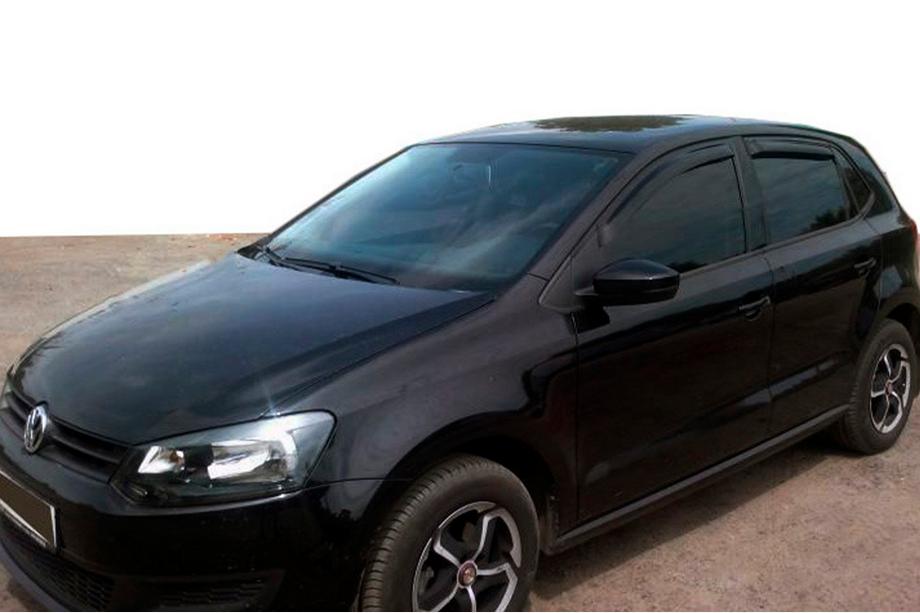Volkswagen Polo 2010-2017 рр. Вітровики HB (4 шт, HIC) Фото 3
