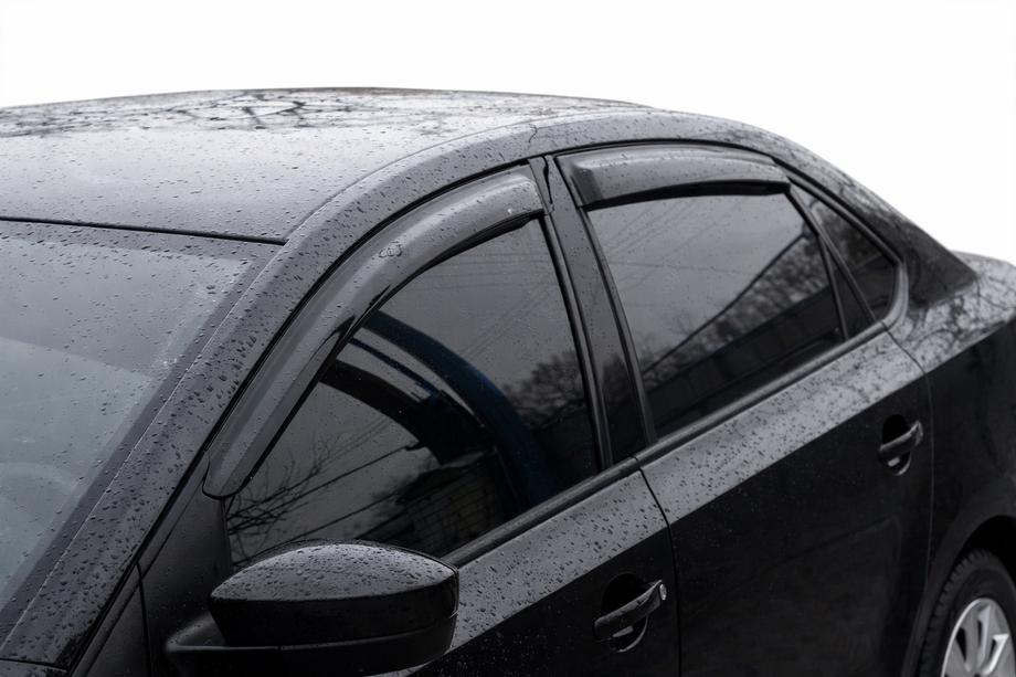 Volkswagen Polo 2010-2017 рр. Вітровики SD (4 шт, HIC) Фото 1