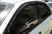 Chevrolet Lanos 1998-2017 рр. Вітровики (4 шт, HIC) фото 10