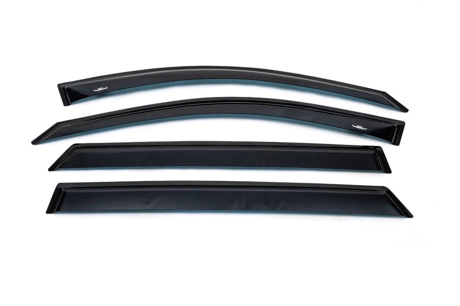 Hyundai Santa Fe 2 2006-2012 рр. Вітровики (4 шт, HIC) Фото 4