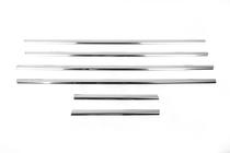 Nissan X-trail T30 2002-2007 рр. Окантовка стекол (6 шт, нерж) фото 2