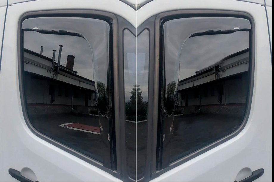 Volkswagen Crafter 2006-2016 рр. Вітровики вставні (2 шт, HIC) Фото 11