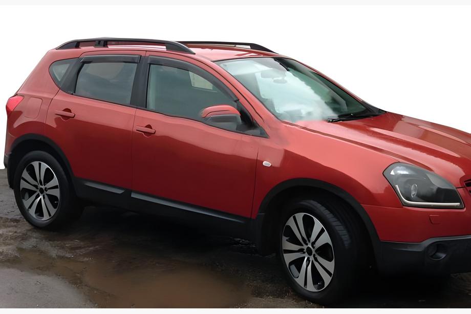 Nissan Qashqai 2010-2014 рр. Вітровики (4 шт, HIC) Image