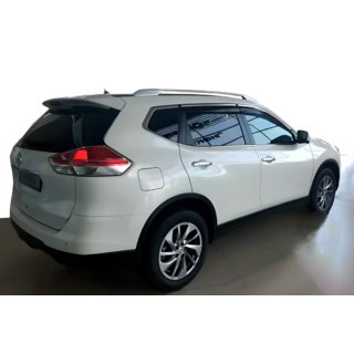 Вітровики з хром молдингом (4 шт, HIC) Nissan X-trail T32/Rogue 2014-2021 рр. фото 1