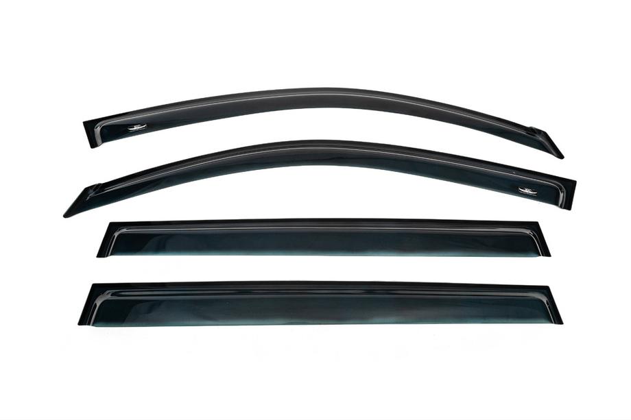Toyota Highlander 2008-2013 рр. Вітровики (4 шт, HIC) Фото 4