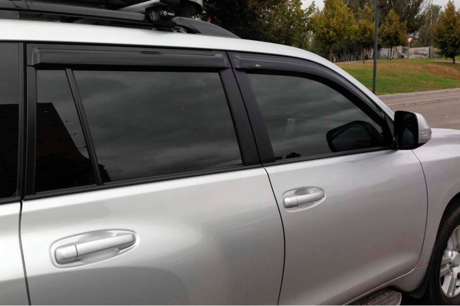 Toyota Land Cruiser Prado 150 2009-2023 рр. Вітровики 8 см (4 шт, HIC) Фото 18